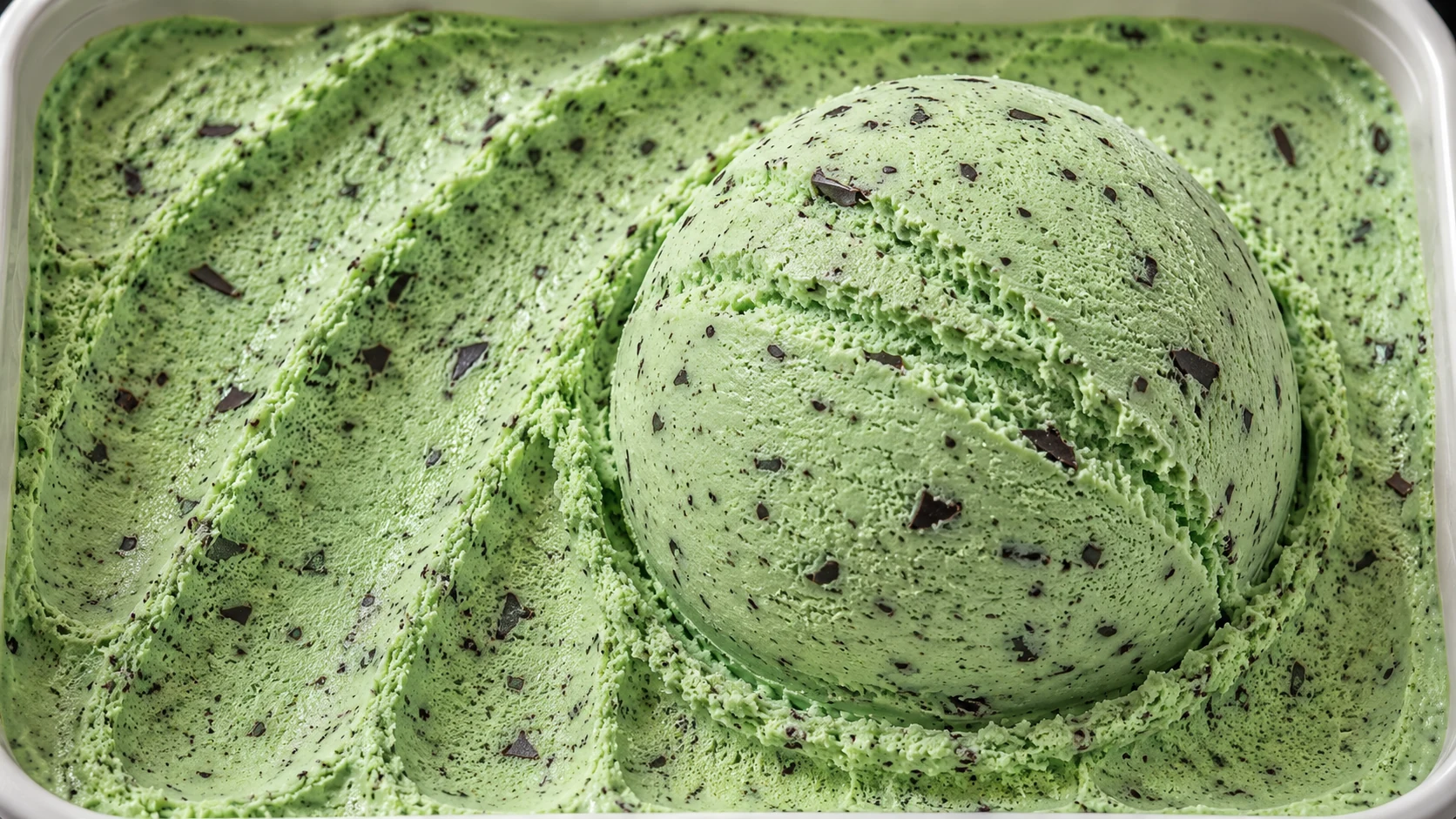 Helado de Menta nevada